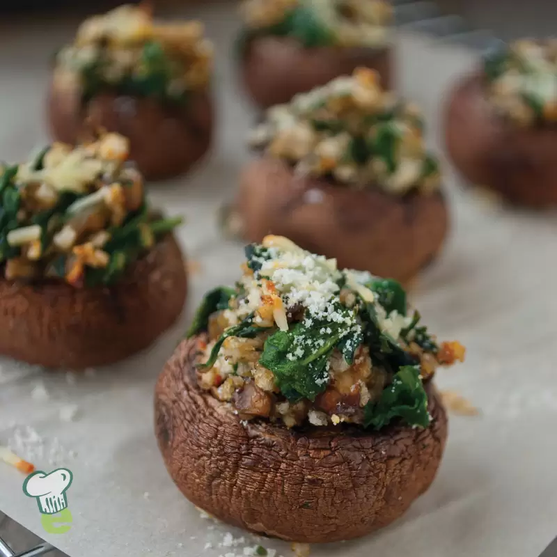 Healthy Stuffed Mushrooms