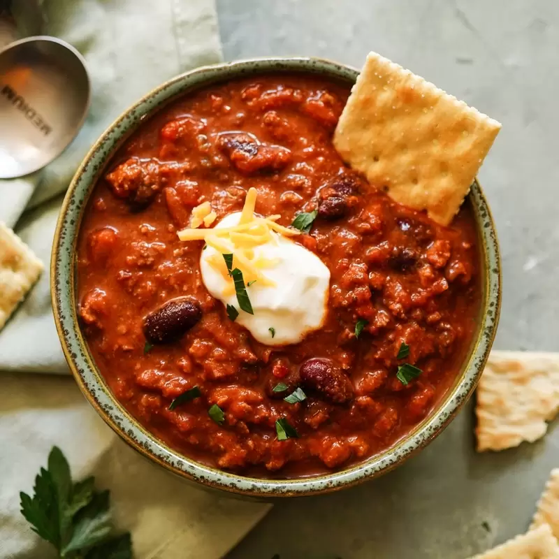 Healthy Slow Cooker Turkey Chili | Heart-Healthy