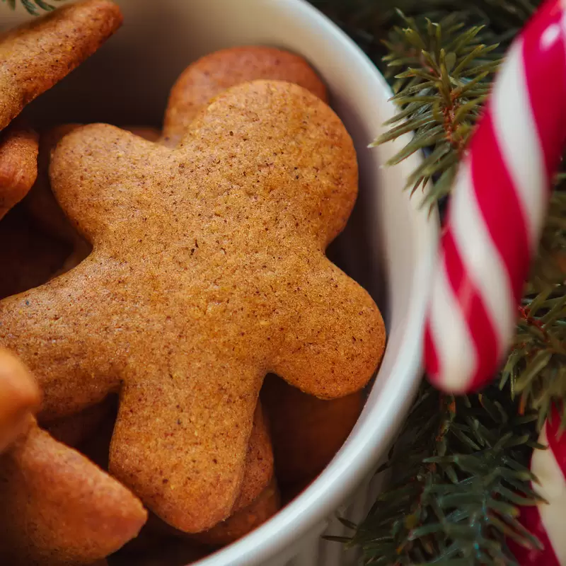 Heart Healthy Gingerbread Men Cookies