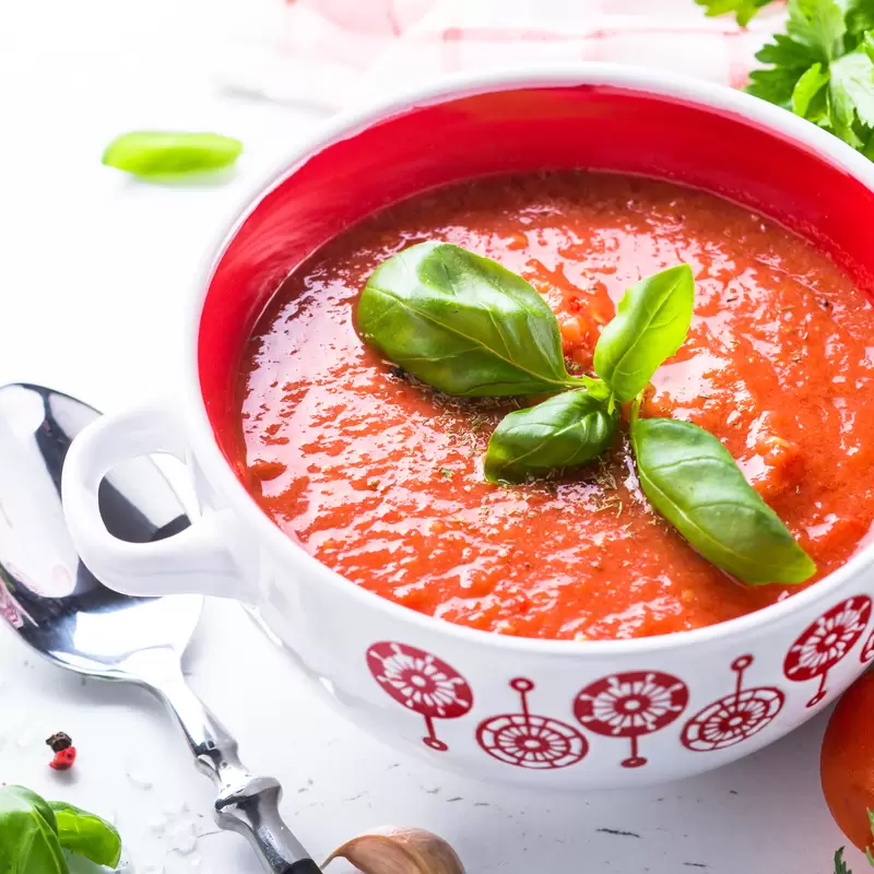 Easy Low Sodium Tomato Soup | Creamy & Heart-Healthy