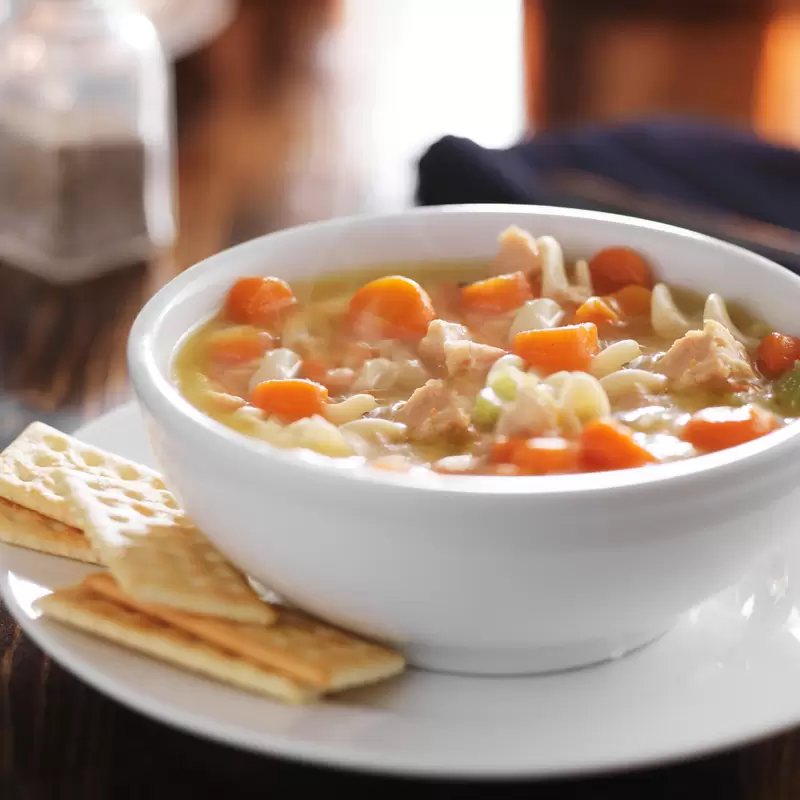 Low Sodium Chicken Noodle Soup | Heart-Healthy Recipe