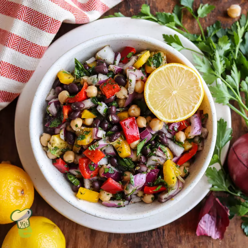 TikTok Dense Bean Salad | Quick, Heart-Healthy & Low Sodium