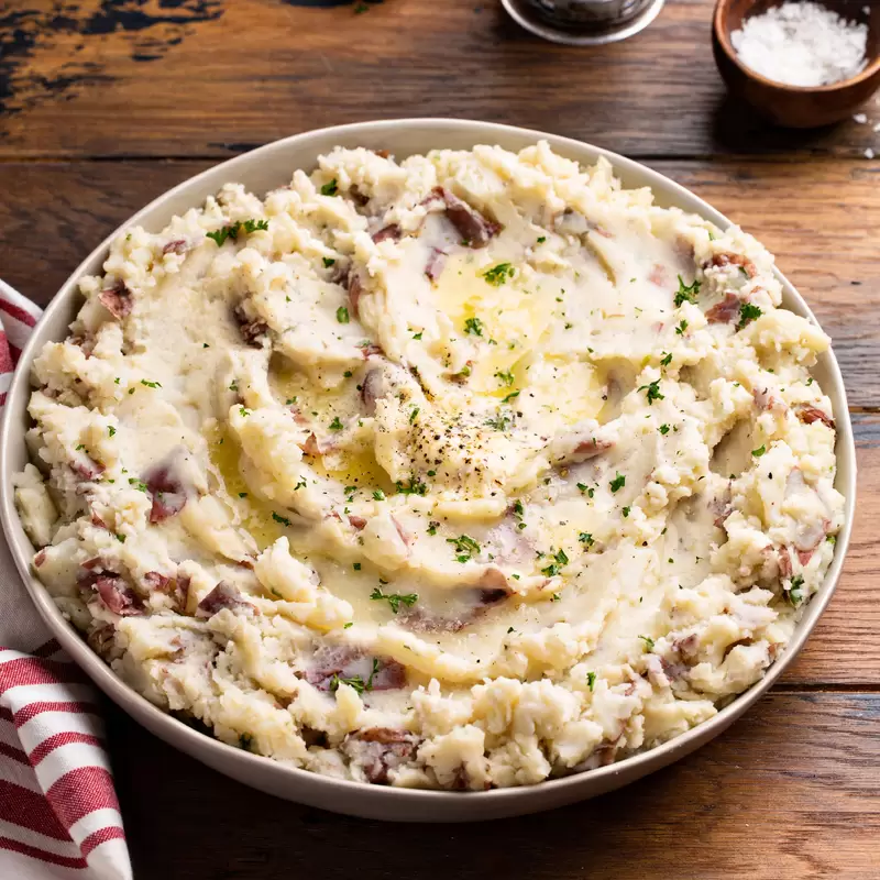 Low Sodium Mashed Potatoes | Healthy Thanksgiving Sides