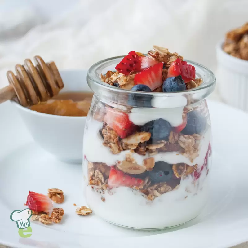 Heart Healthy Honey Yogurt Berry Parfaits