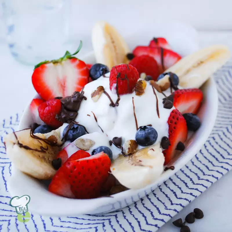 Heart Healthy Banana Split