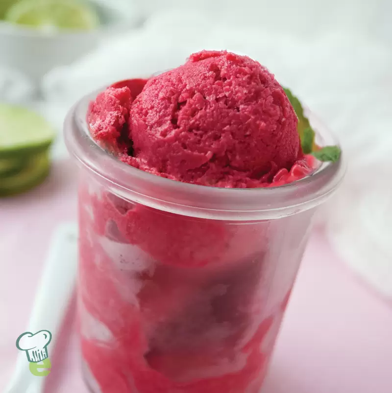 Heart Healthy Raspberry Sorbet
