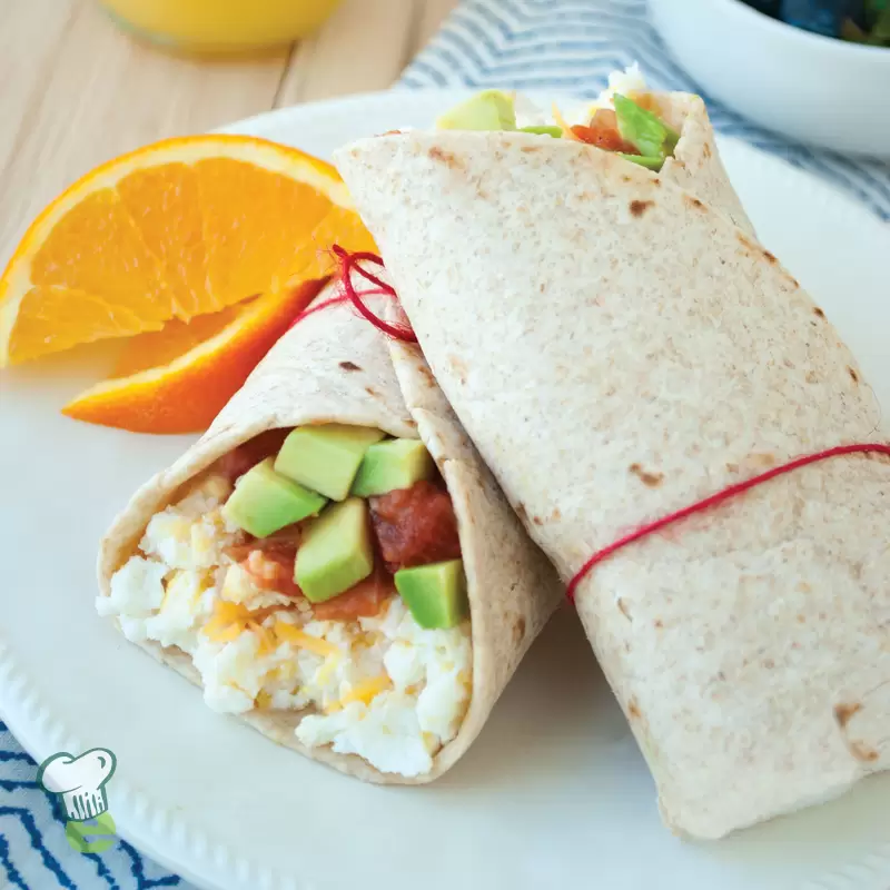 Heart Healthy Breakfast Burrito | Low Cholesterol Breakfast Recipe