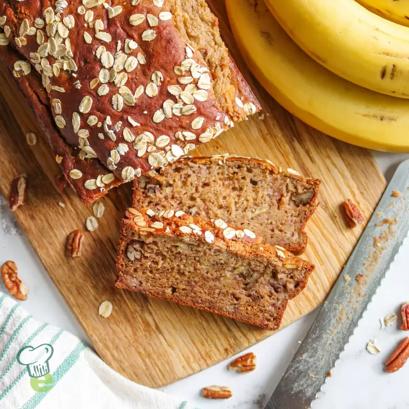 Healthy Banana Bread | Low Sodium, Diabetic Bread Recipe