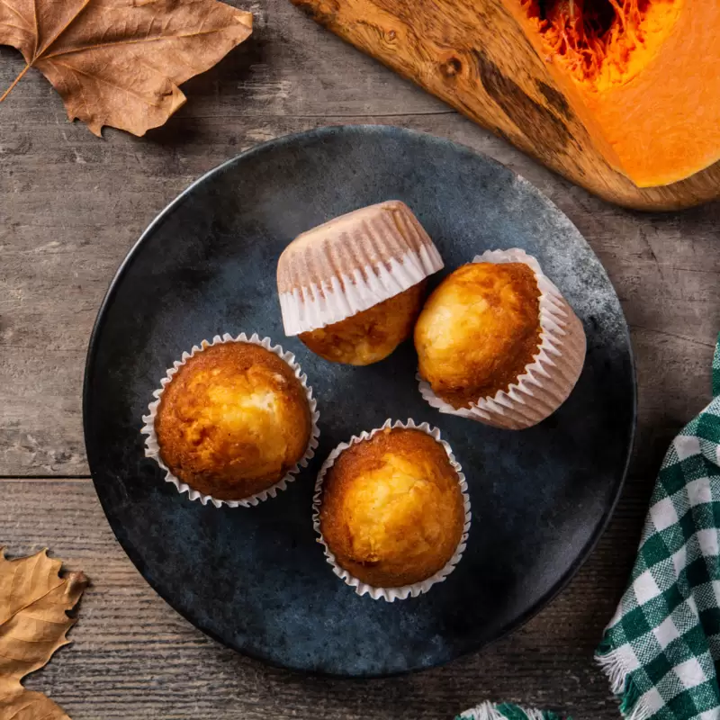 Heart Healthy Pumpkin Muffins with Applesauce | Easy & Moist