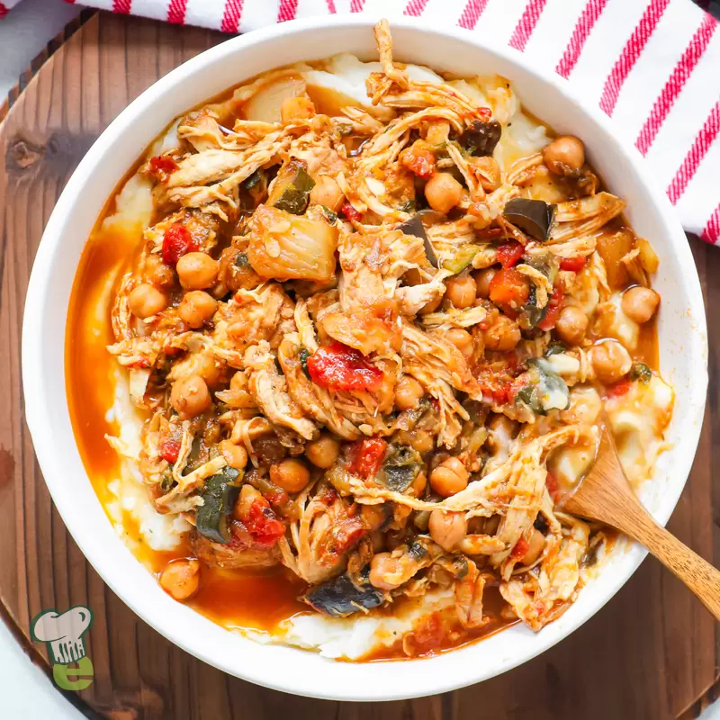 Mediterranean Chicken Stew Recipe | Low Sodium High Protein