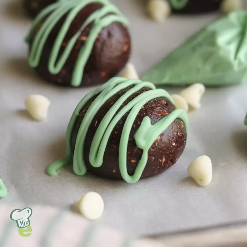 Mint Chocolate Protein Bites | High-Protein & Low-Sodium Snack