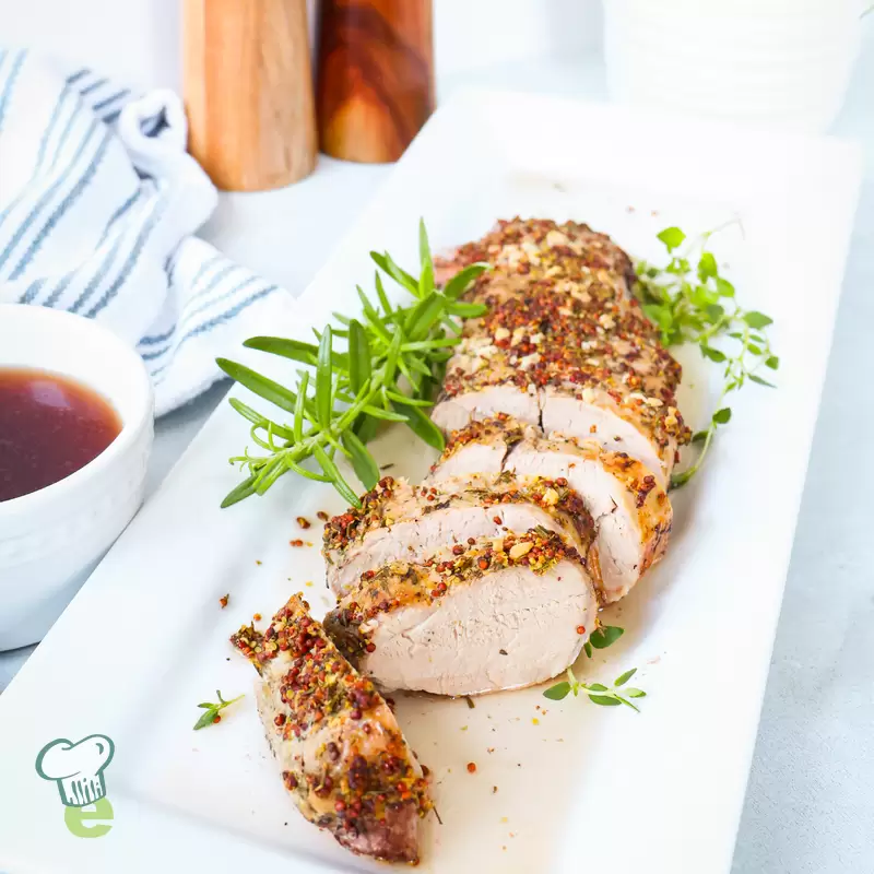 Easy Slow Cooker Pork Tenderloin | Low Sodium Dinner Recipe