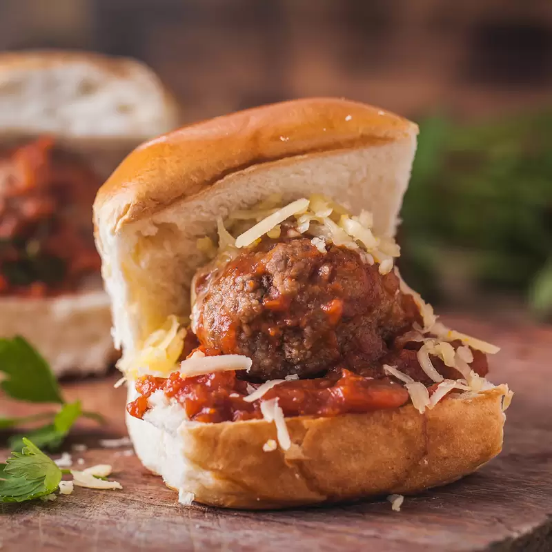 Heart Healthy Meatball Sliders