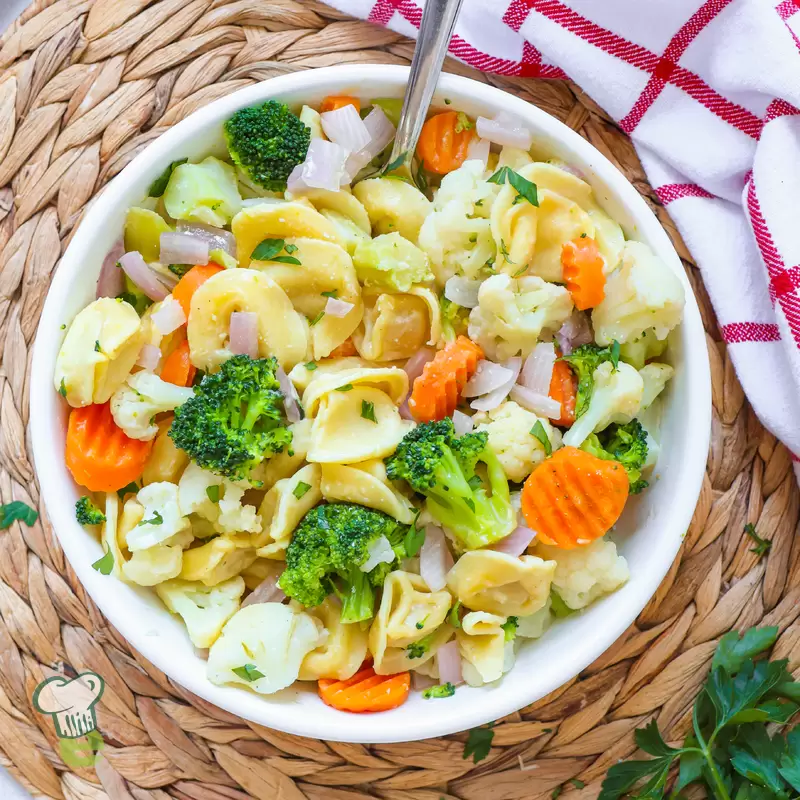 Heart Healthy Tortellini with Vegetables (High Protein)