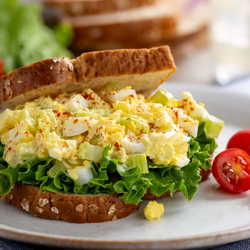 Healthy Egg Salad Sandwich | High Protein Recipe