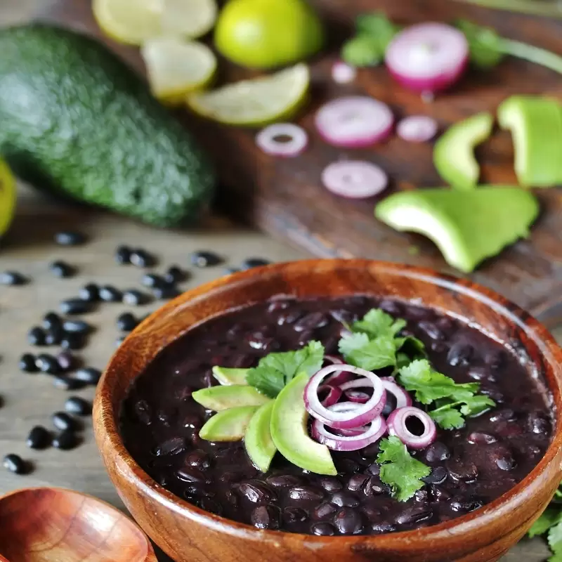 Easy Heart Healthy Black Bean Soup | Low Sodium