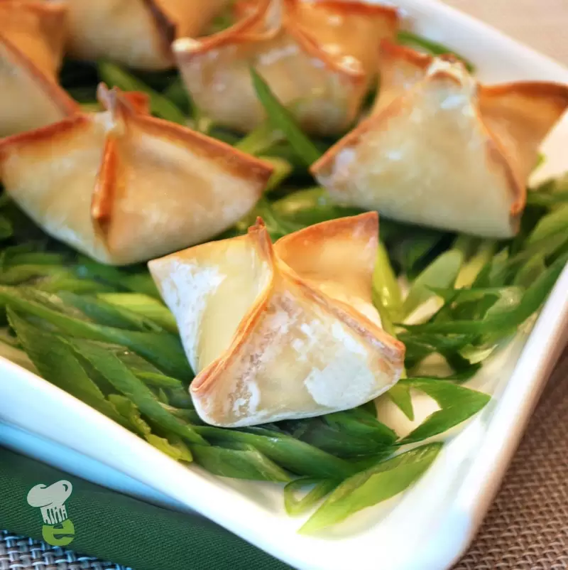 Heart Healthy Baked Crab Won Tons
