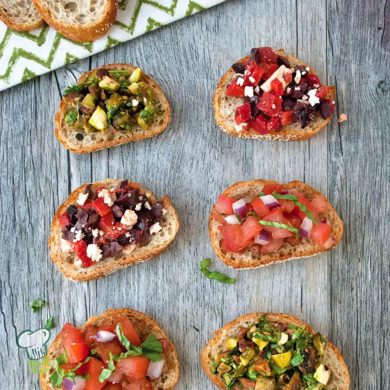 Heart Healthy Bruschetta | Low Sodium, Low Fat Recipe