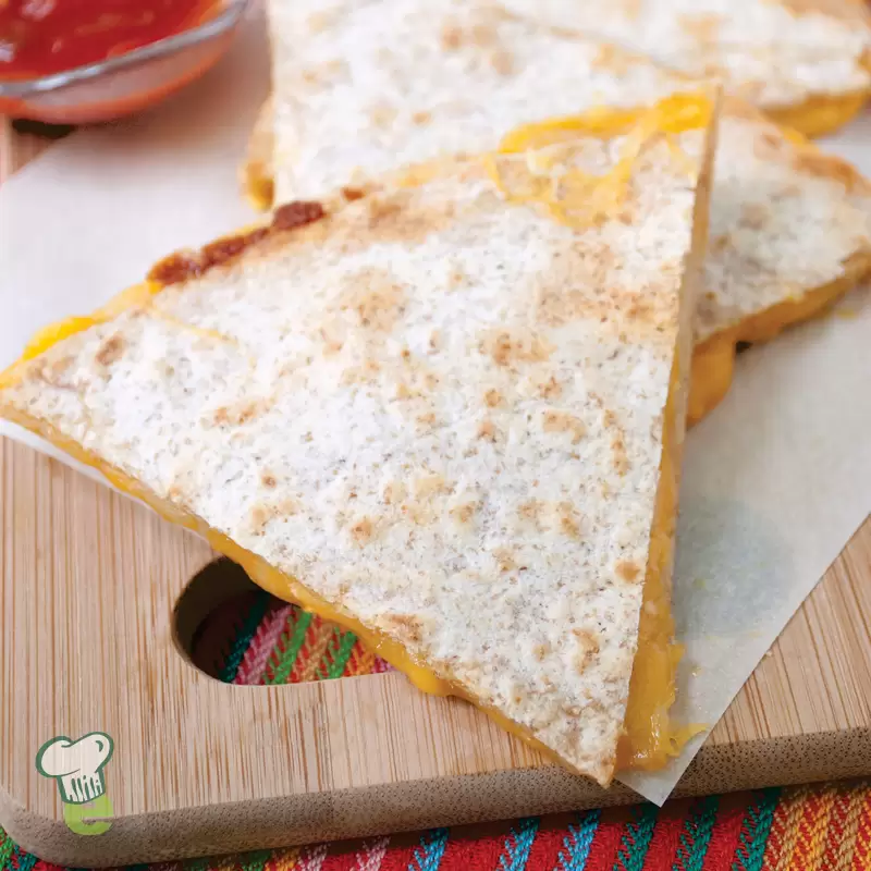 Healthy Cheese Quesadilla | Low Calorie Low Fat