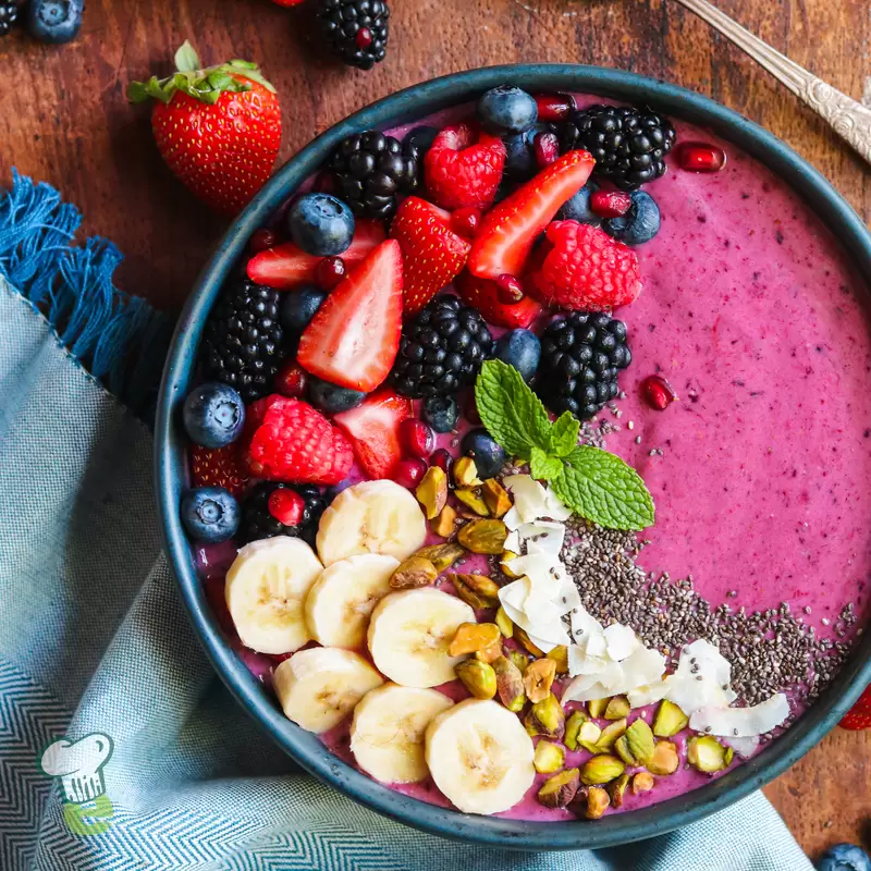 Berry Smoothie Bowl | Healthy, High Protein Breakfast Recipe