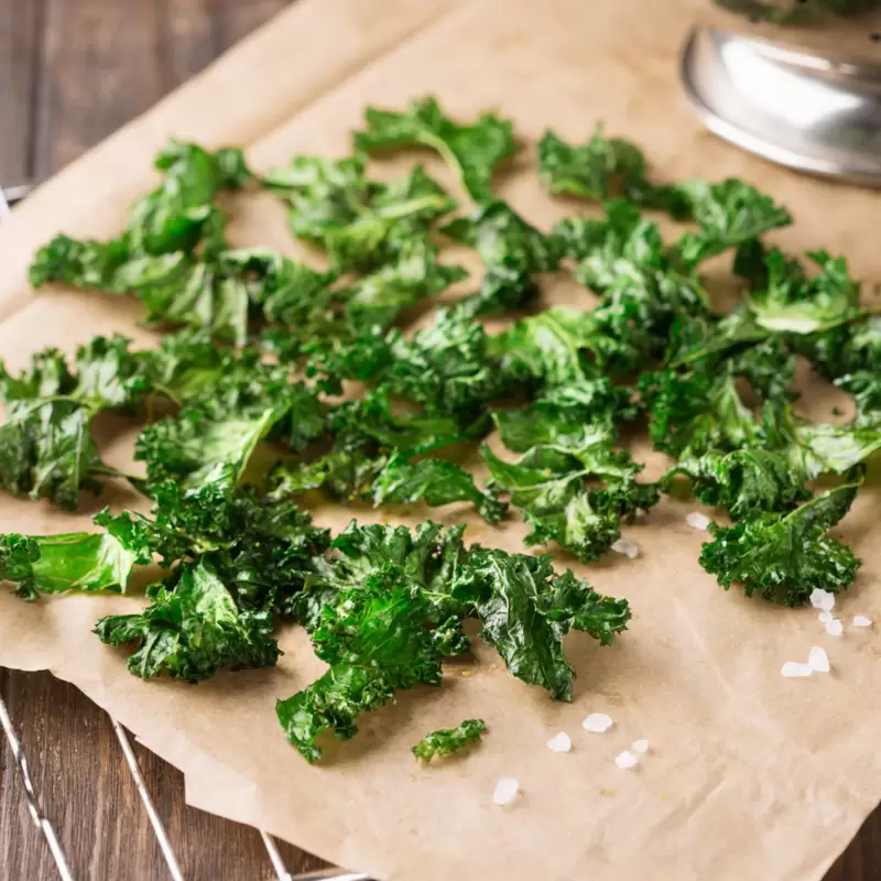 Heart Healthy Crispy Kale Chips