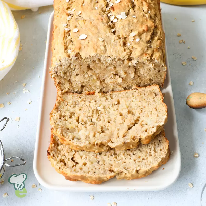 Healthy Oatmeal Banana Bread | Gluten-Free Banana Bread