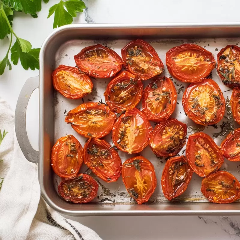 Heart Healthy Oven Roasted Tomatoes