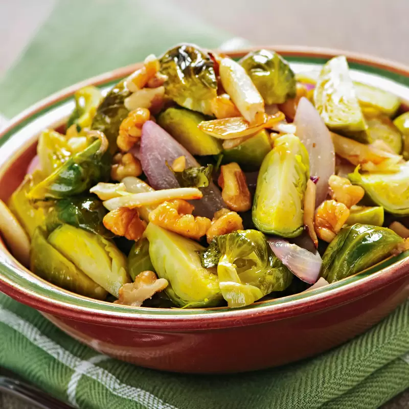 Heart Healthy Roasted Brussels Sprouts | Easy Oven or Air Fryer