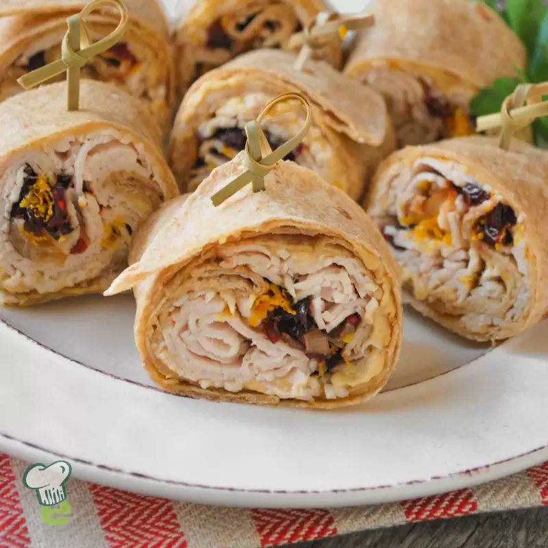 Hummus and Turkey Wrap Recipe (Heart-Healthy, Low Cholesterol)