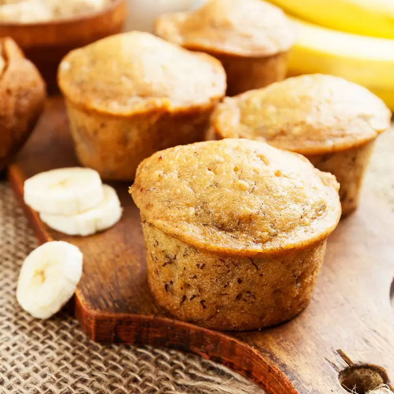 Heart Healthy Banana Muffins