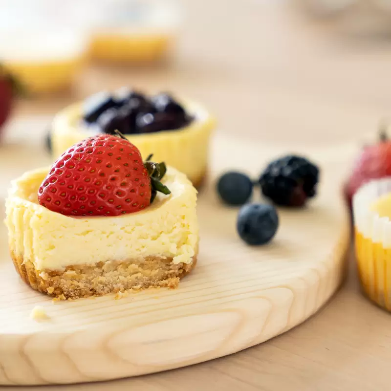 Heart Healthy Cheesecake Cupcakes