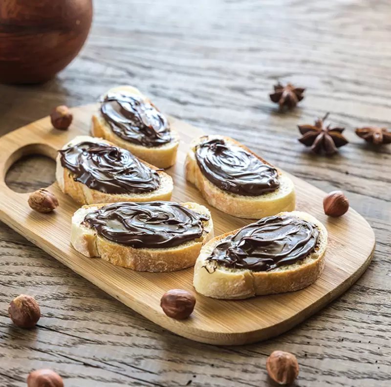 Heart Healthy Chocolate Hazelnut Toasts