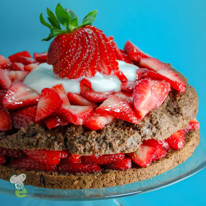 Heart Healthy Chocolate Strawberry Shortcake