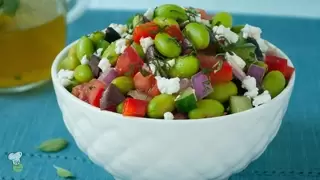 Greek Edamame Salad