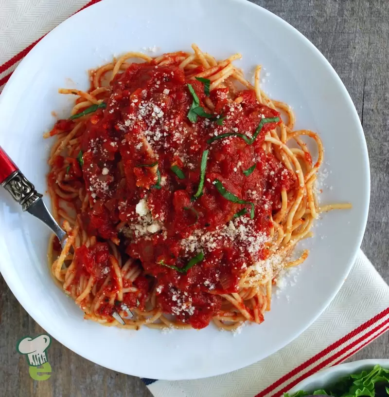 Healthy Spaghetti | Heart Healthy Low Cholesterol Sauce