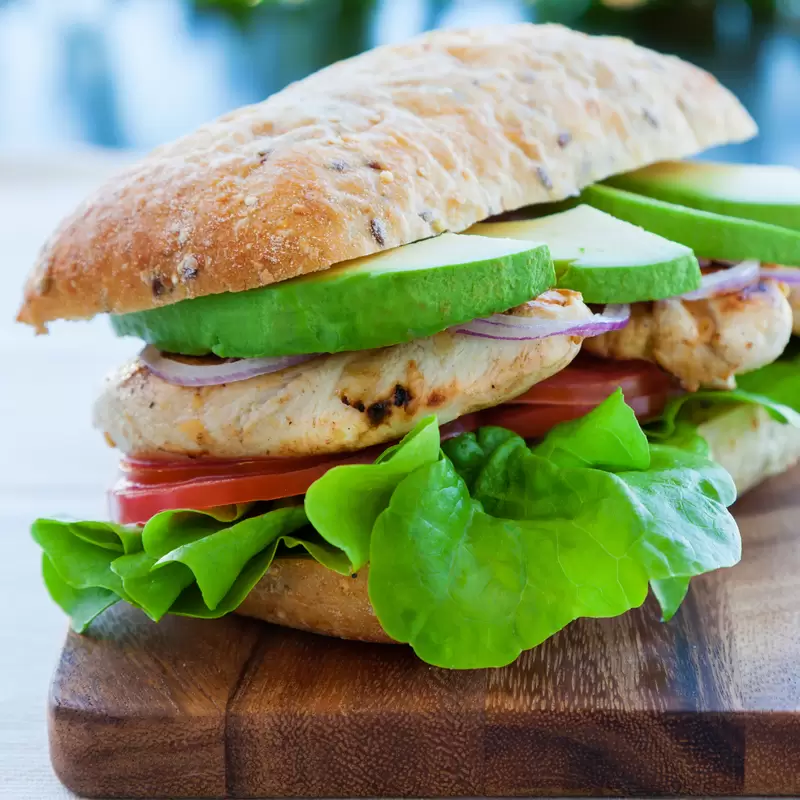 Heart Healthy Chicken Avocado Sandwich | Easy, No Mayo