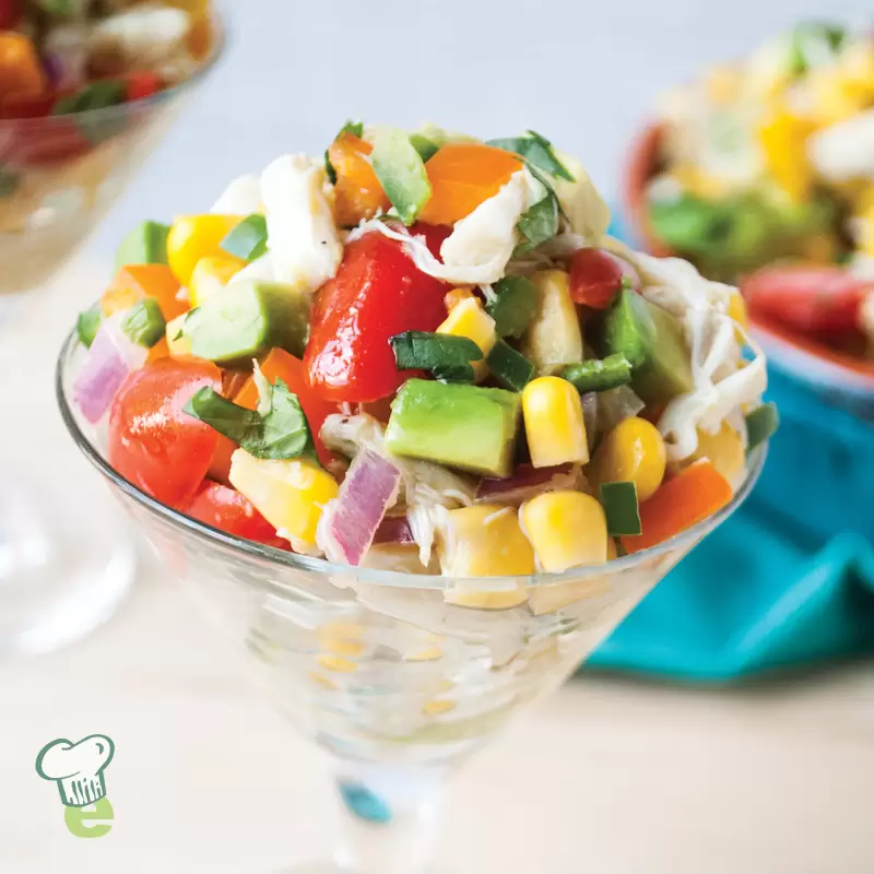 Heart Healthy Avocado Crab Salad