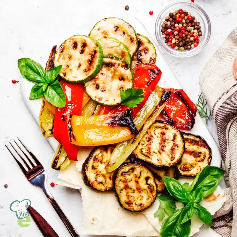 Healthy Balsamic Grilled Vegetables