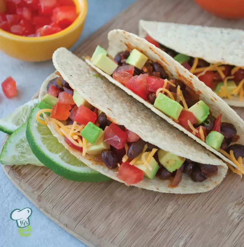 Heart Healthy Black Bean Tacos
