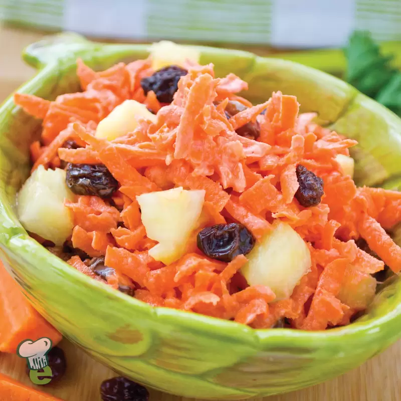 Heart Healthy Carrot and Raisin Salad