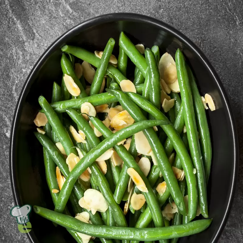 Heart Healthy Green Beans with Almond Slices