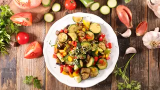 Squash and Tomato Salad