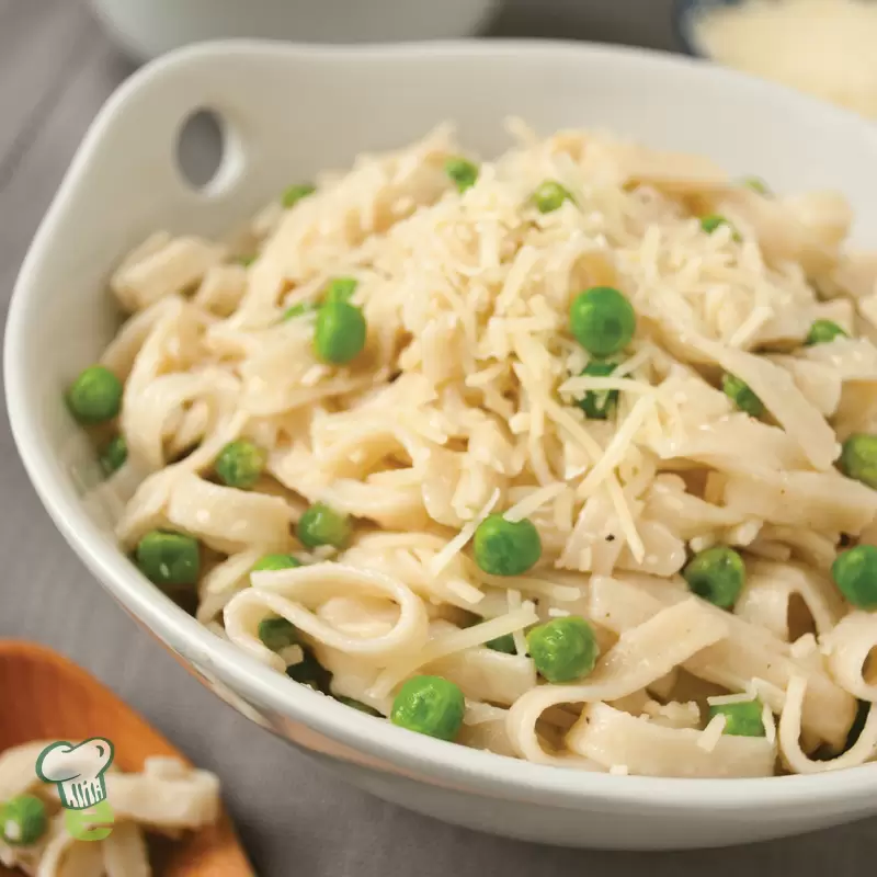 Heart Healthy Fettuccine Alfredo | Low-Sodium Recipe