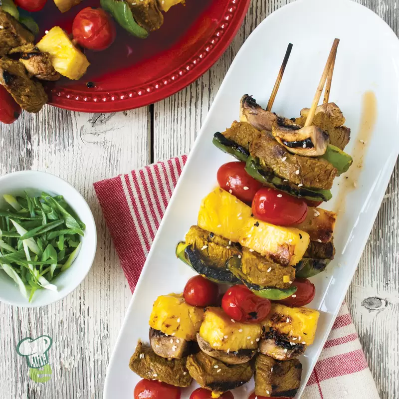 Steak and Pineapple Kabobs | Heart Healthy Grilling