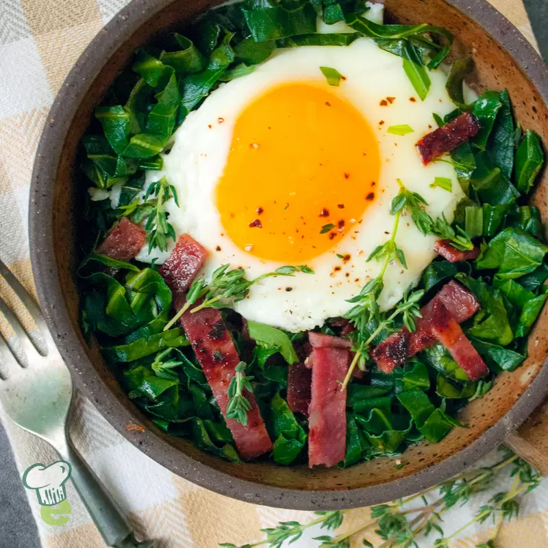 Eggs and Grits | High Fiber, High Protein Breakfast Bowl