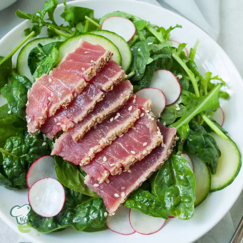 Heart-Healthy Sesame Tuna Steak | High-Protein Meal