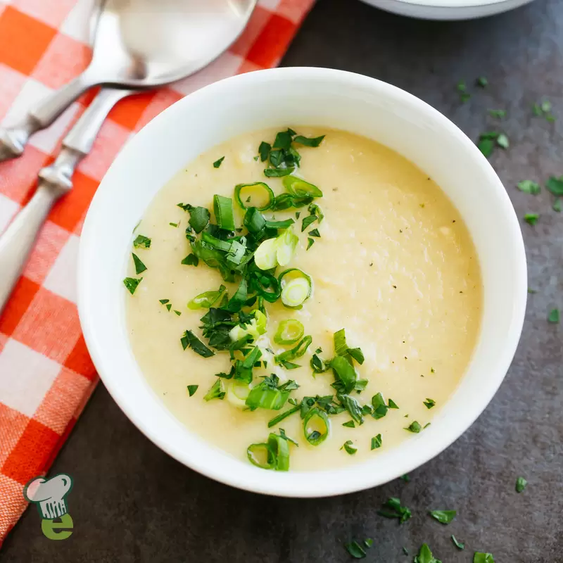 Heart Healthy Cauliflower and Leek Soup | Health eCooks