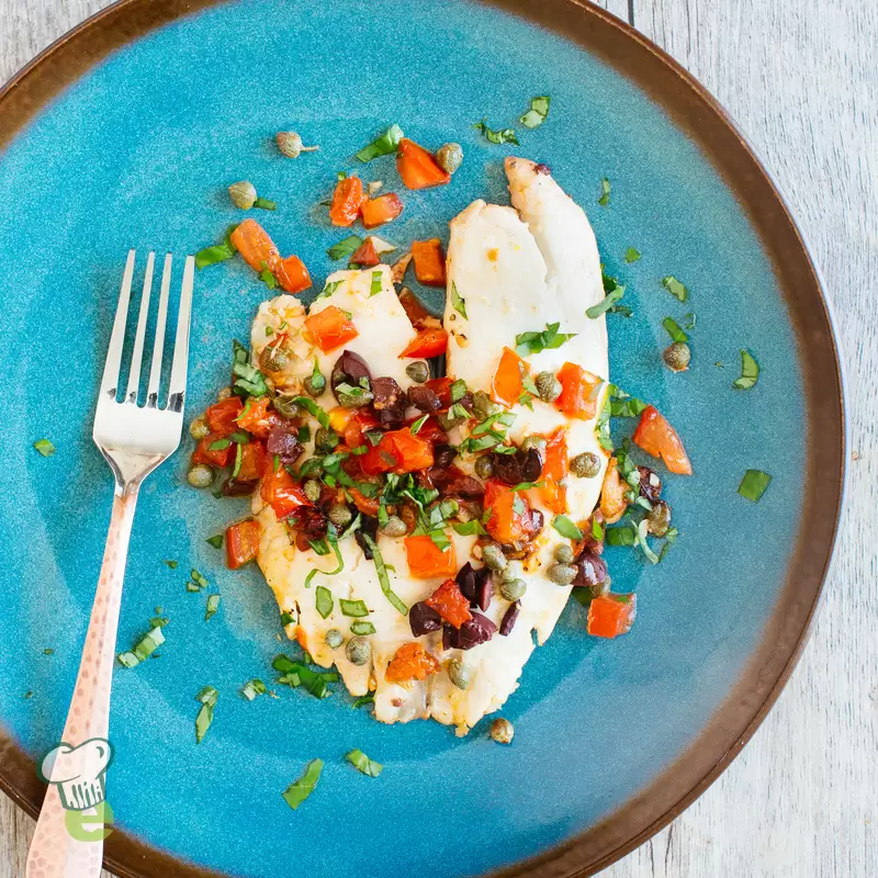 Heart Healthy Tilapia with Olives