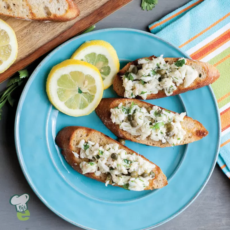 Lump Crab Bruschetta Recipe (Easy & Heart Healthy)