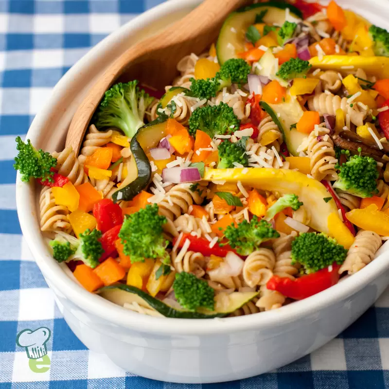 Heart Healthy Veggie Pasta Salad